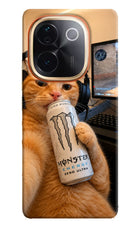Gamer Cat Energy IQOO Z9S Pro 5G Hard Case Back Cover by Casekaro