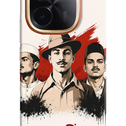 Bhagat Singh Trio IQOO Z9S Pro 5G Hard Case Back Cover by Casekaro