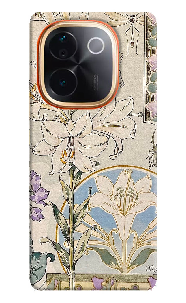 White Lily IQOO Z9S Pro 5G Hard Case Back Cover by Casekaro