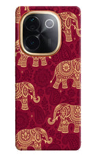Maroon Elephant IQOO Z9S Pro 5G Hard Case Back Cover by Casekaro