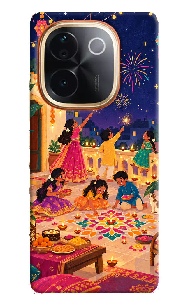 Diwali Night IQOO Z9S Pro 5G Hard Case Back Cover by Casekaro