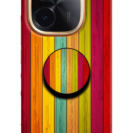 Multicolor Wooden IQOO Z9S Pro 5G Pop Case by Casekaro
