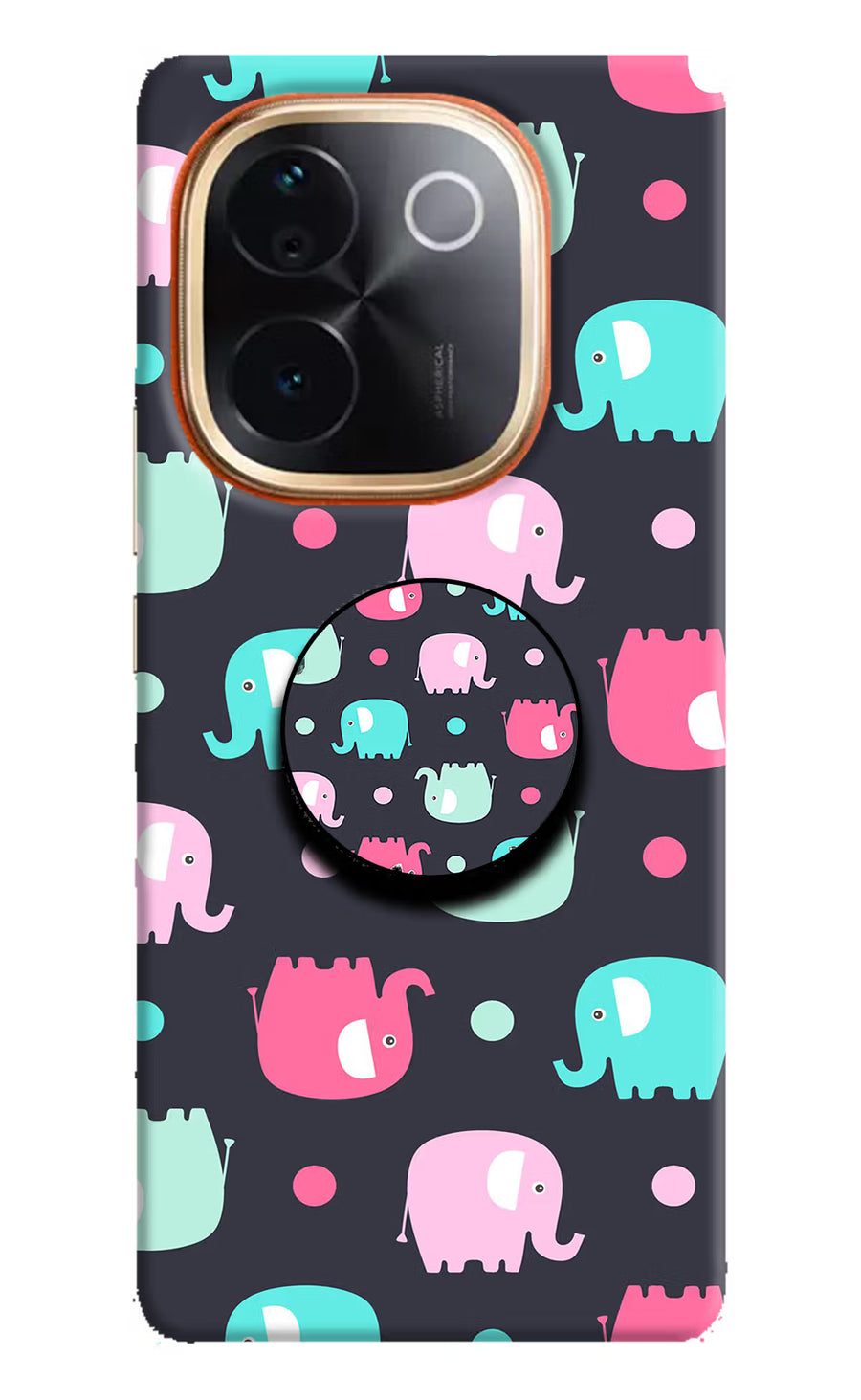 Baby Elephants IQOO Z9S Pro 5G Pop Case, Hard case