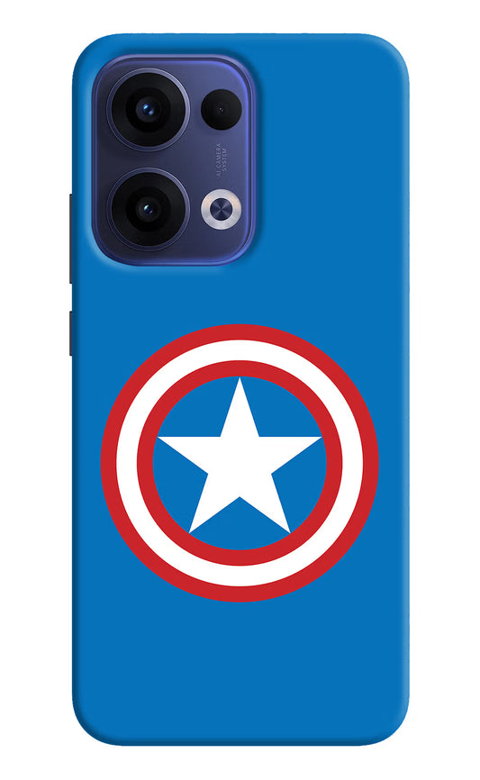 Captain America Logo Oppo Reno13 5G Hard Case Back Cover by Casekaro