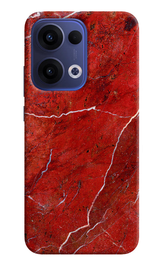 Red Marble Design Oppo Reno13 5G Hard Case Back Cover by Casekaro