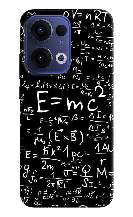Physics Formula Oppo Reno13 5G Hard Case Back Cover by Casekaro