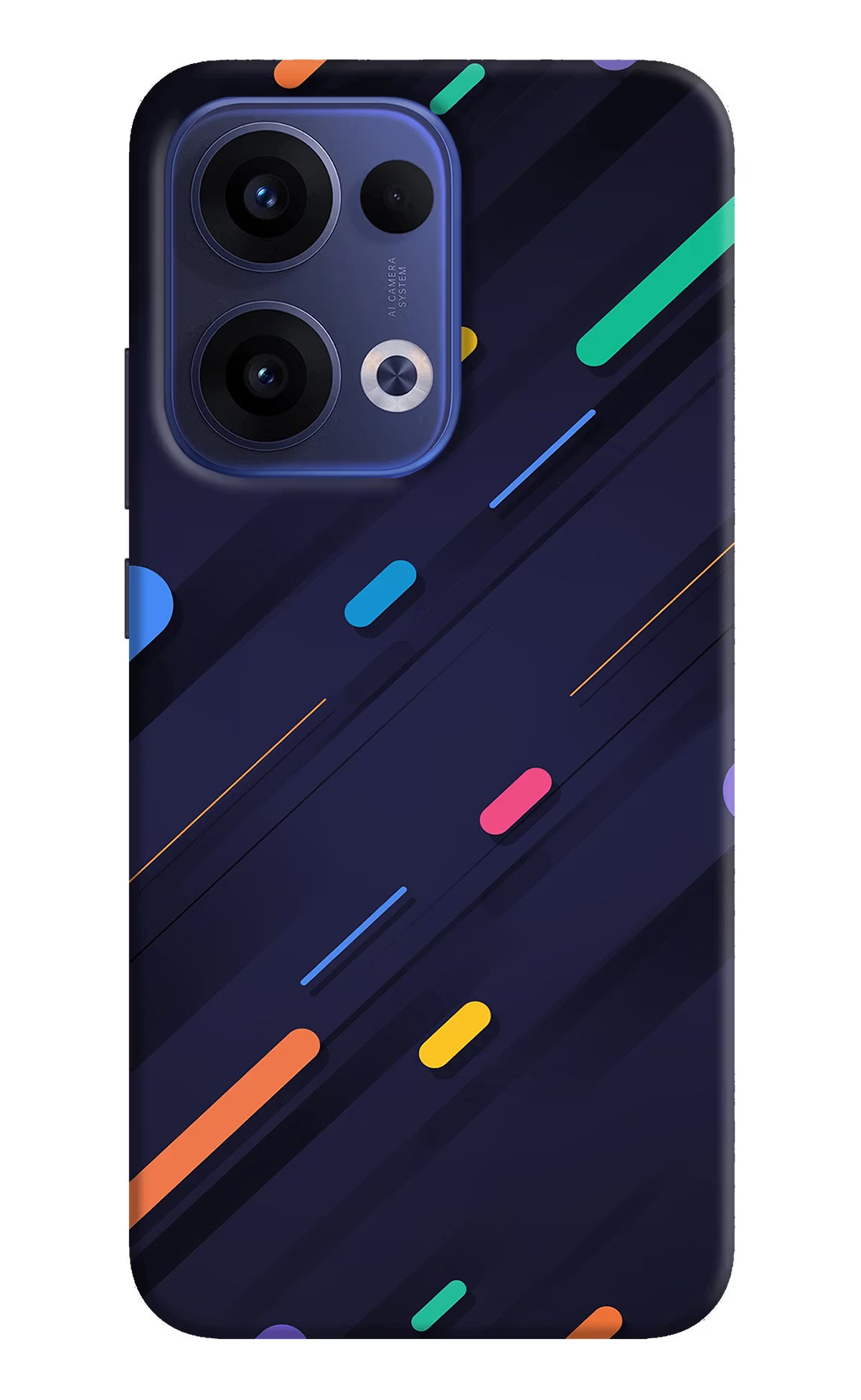 Abstract Design Oppo Reno13 5G Hard Case Back Cover by Casekaro