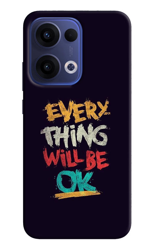 Everything Will Be Ok Oppo Reno13 5G Hard Case Back Cover by Casekaro