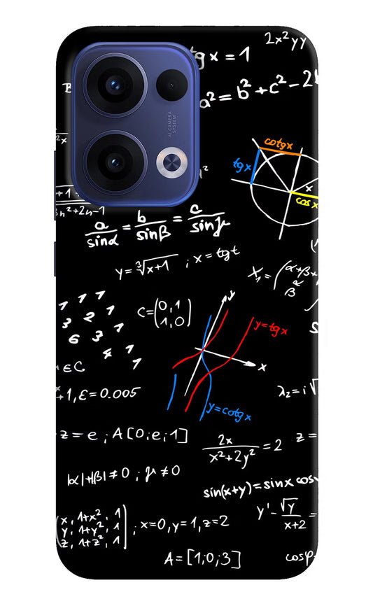 Mathematics Formula Oppo Reno13 5G Hard Case Back Cover by Casekaro