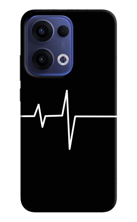 Heart Beats Oppo Reno13 5G Hard Case Back Cover by Casekaro