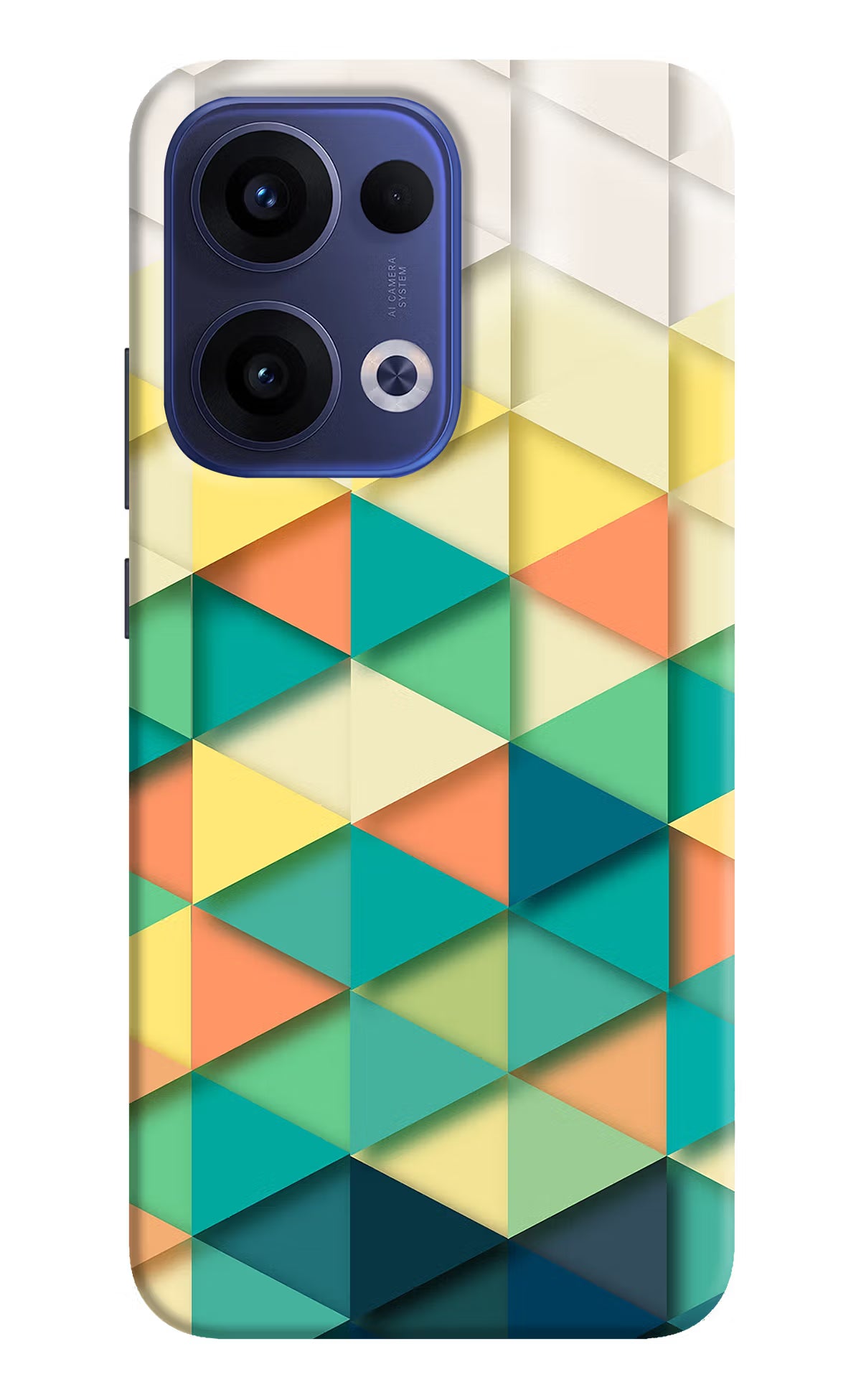 Abstract Oppo Reno13 5G Hard Case Back Cover by Casekaro