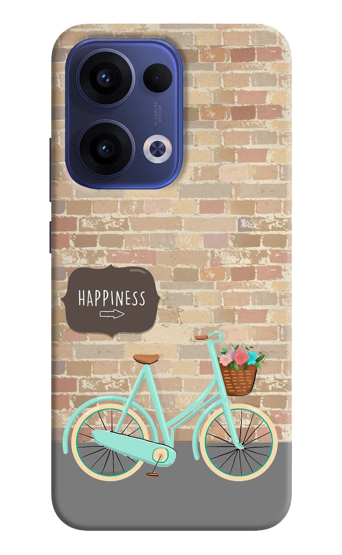 Happiness Artwork Oppo Reno13 5G Hard Case Back Cover by Casekaro