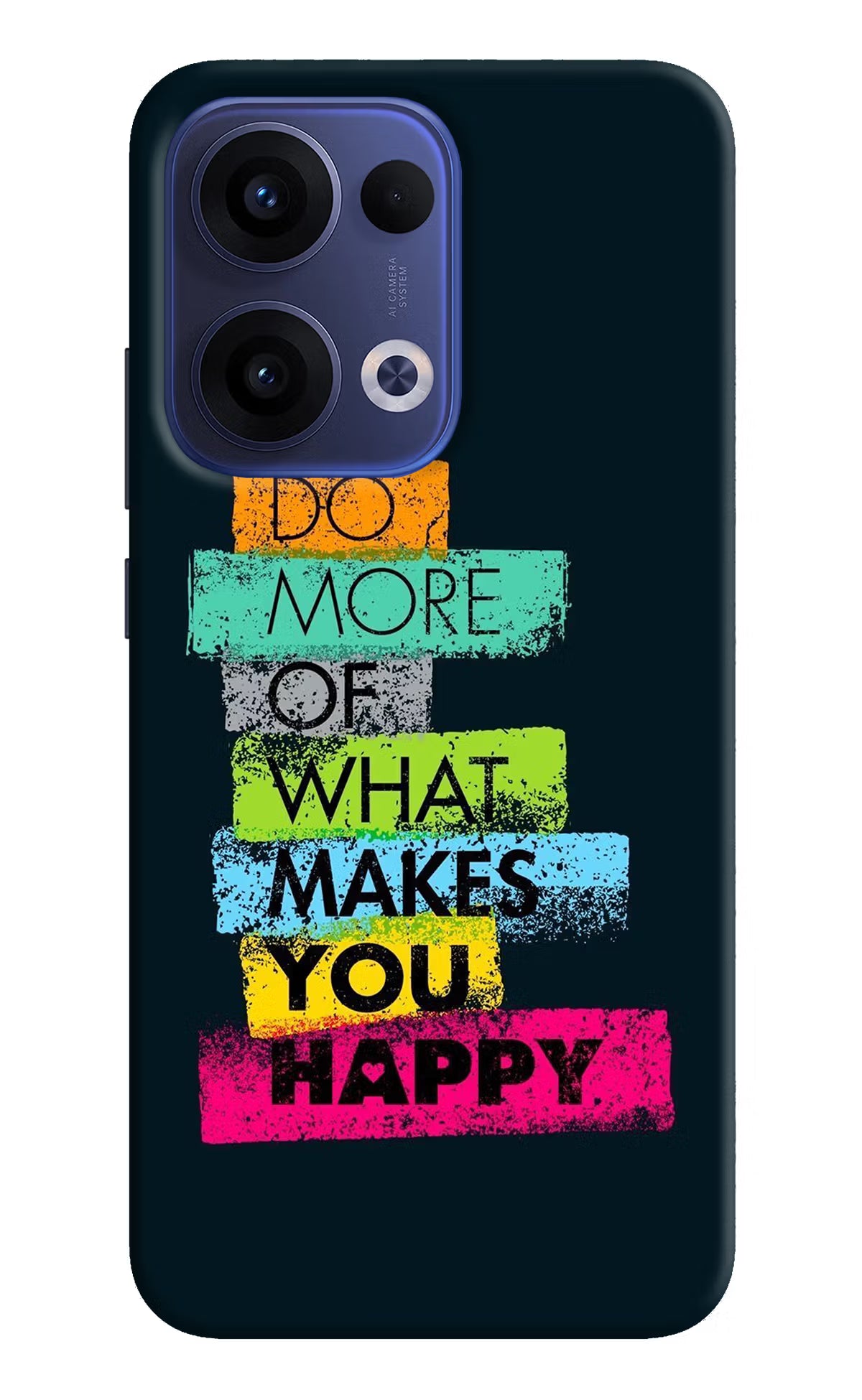 Do More Of What Makes You Happy Oppo Reno13 5G Hard Case Back Cover by Casekaro