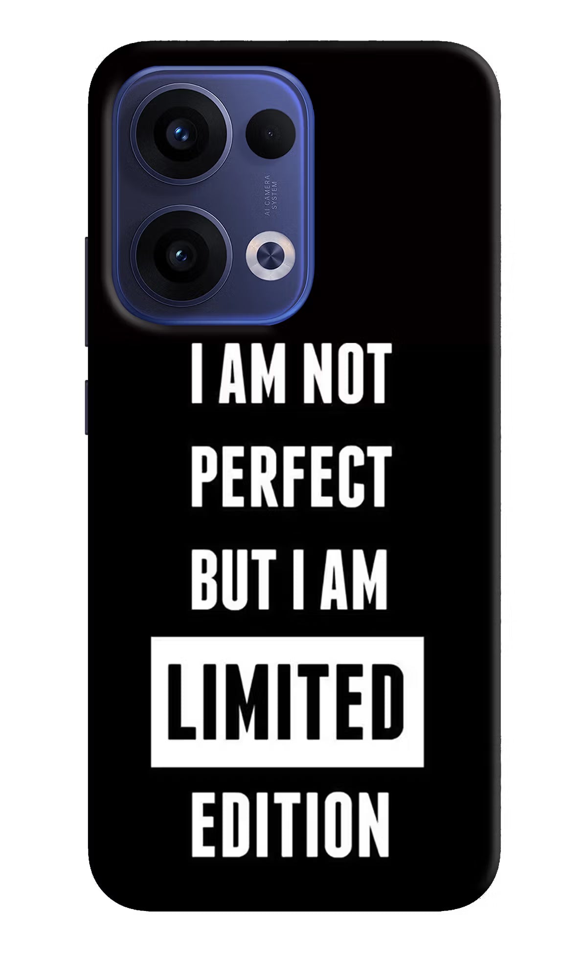 I Am Not Perfect But I Am Limited Edition Oppo Reno13 5G Hard Case Back Cover by Casekaro