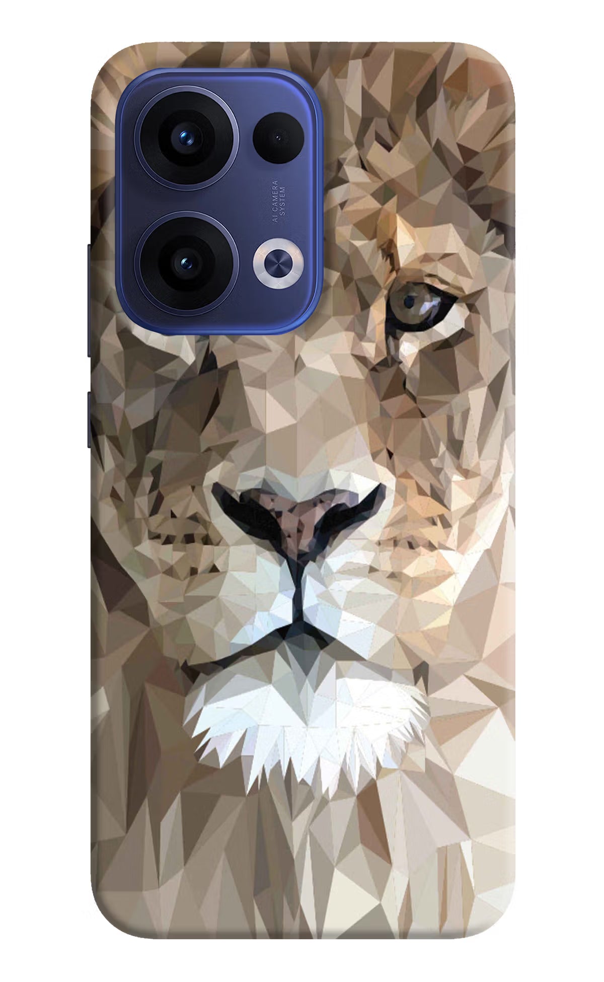 Lion Art Oppo Reno13 5G Hard Case Back Cover by Casekaro