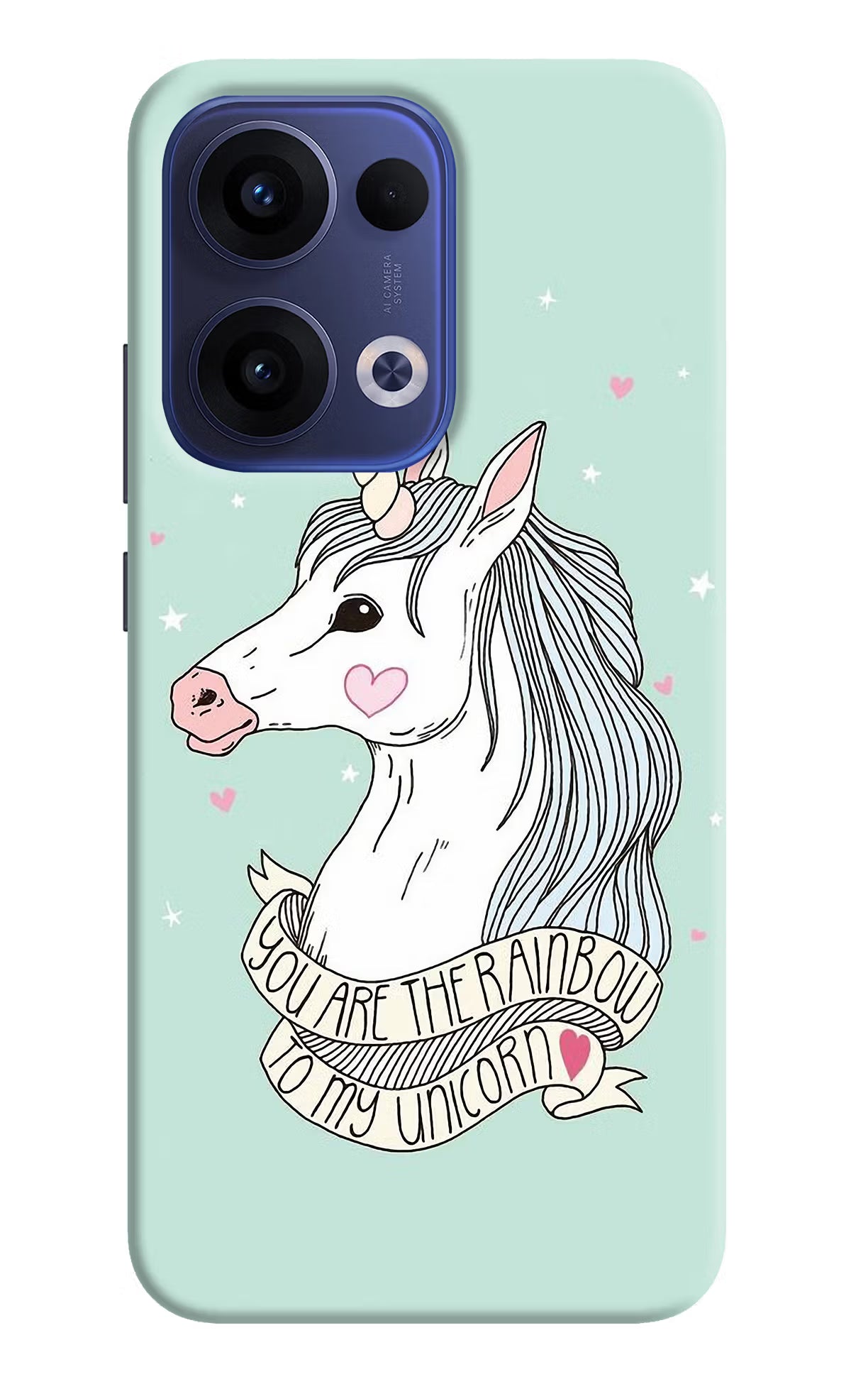 Unicorn Wallpaper Oppo Reno13 5G Hard Case Back Cover by Casekaro