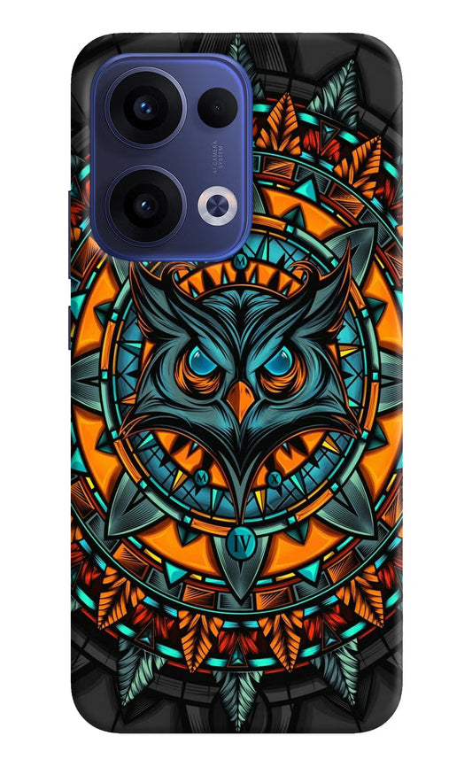 Angry Owl Art Oppo Reno13 5G Hard Case Back Cover by Casekaro