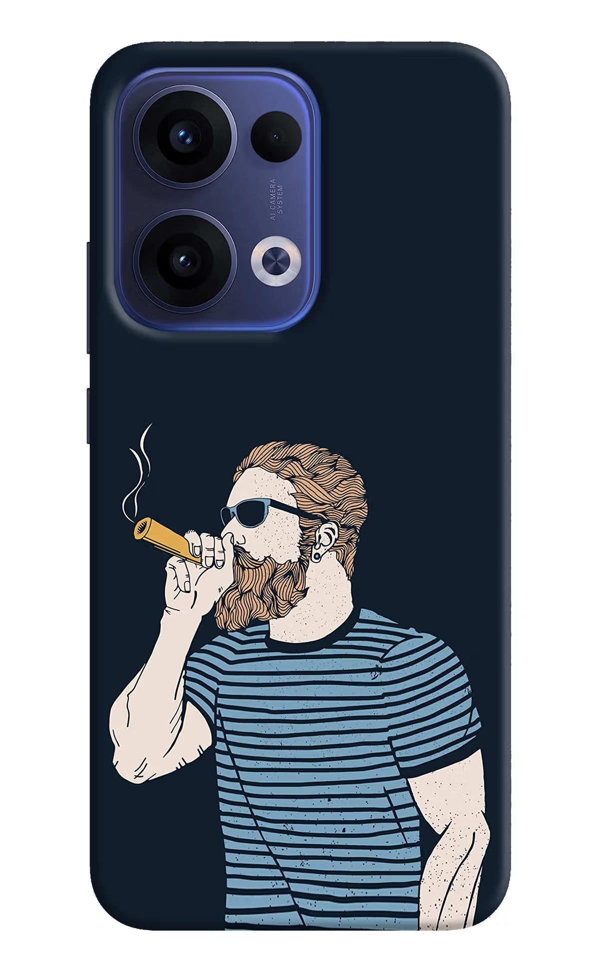 Smoking Oppo Reno13 5G Hard Case Back Cover by Casekaro