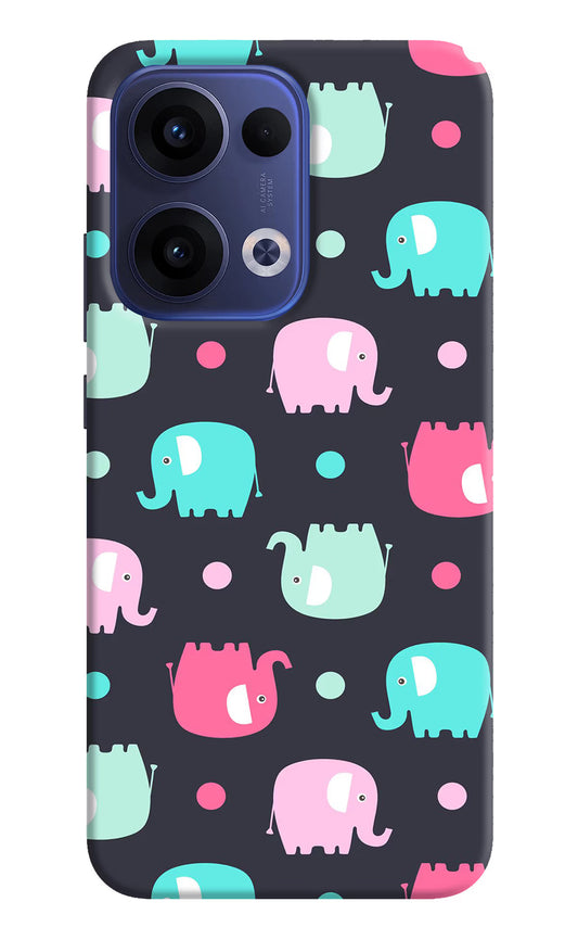 Elephants Oppo Reno13 5G Hard Case Back Cover by Casekaro