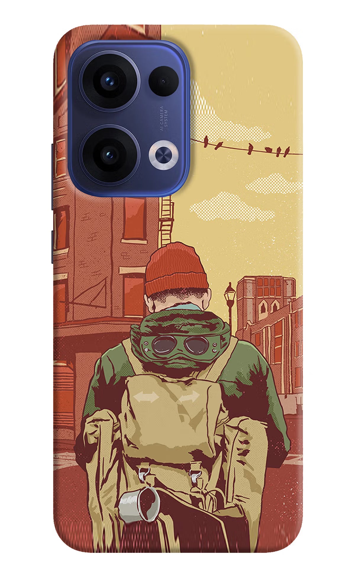 Adventurous Oppo Reno13 5G Hard Case Back Cover by Casekaro