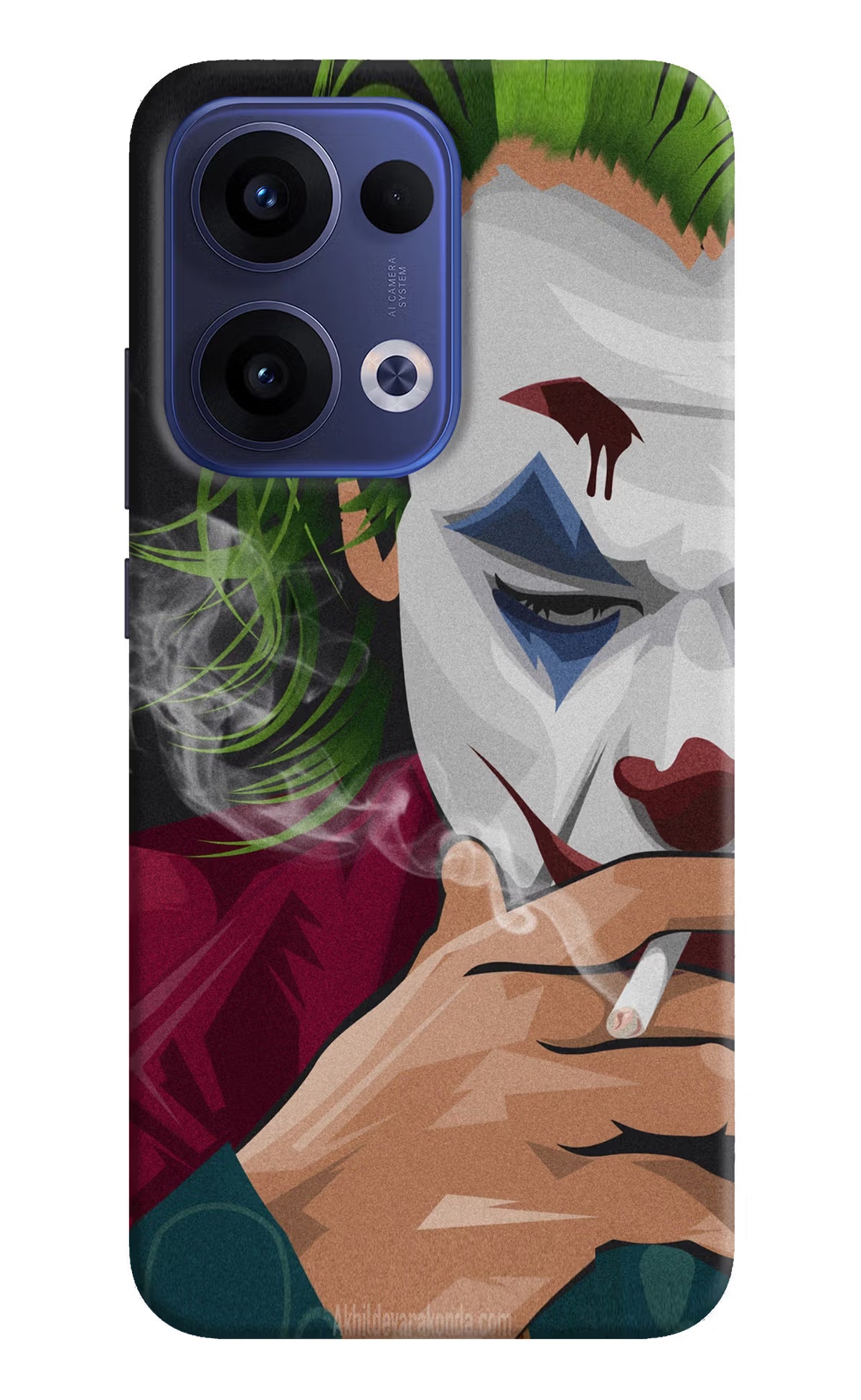 Joker Smoking Oppo Reno13 5G Hard Case Back Cover by Casekaro