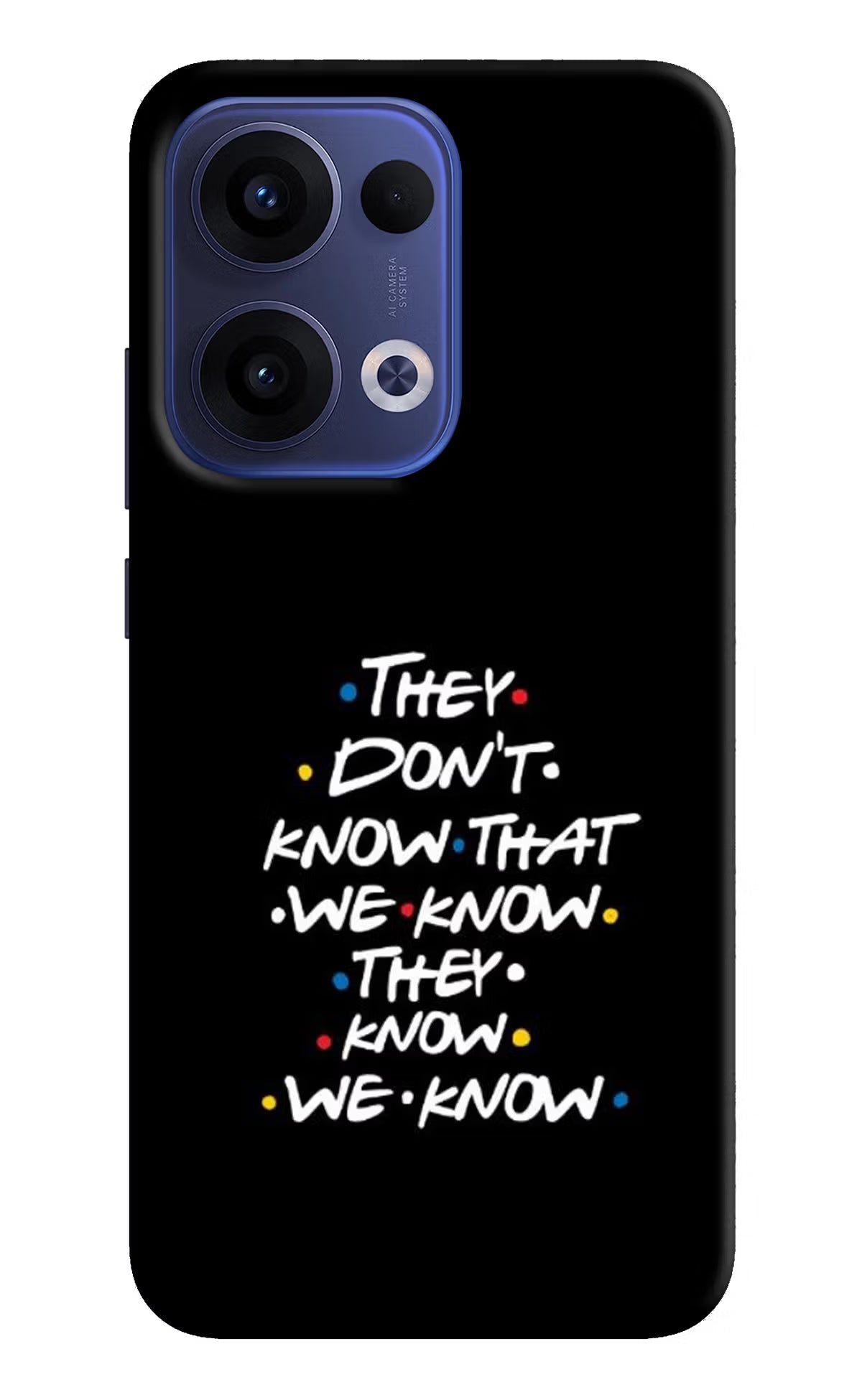 FRIENDS Dialogue Oppo Reno13 5G Hard Case Back Cover by Casekaro