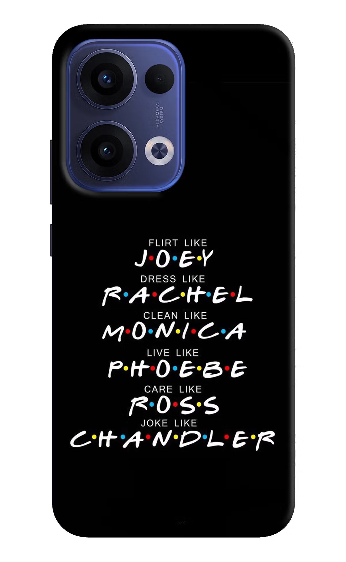 FRIENDS Character Oppo Reno13 5G Hard Case Back Cover by Casekaro
