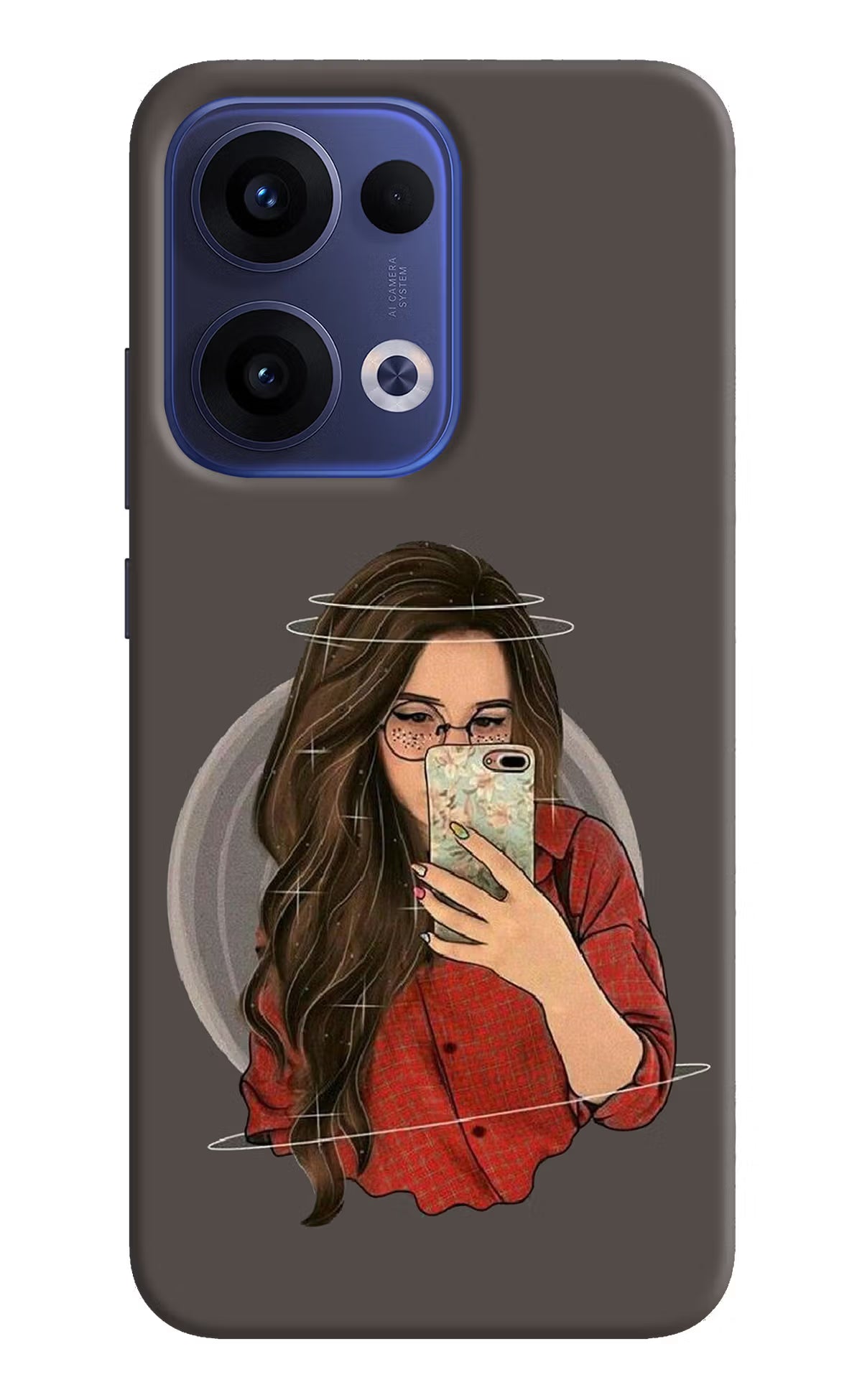Selfie Queen Oppo Reno13 5G Hard Case Back Cover by Casekaro