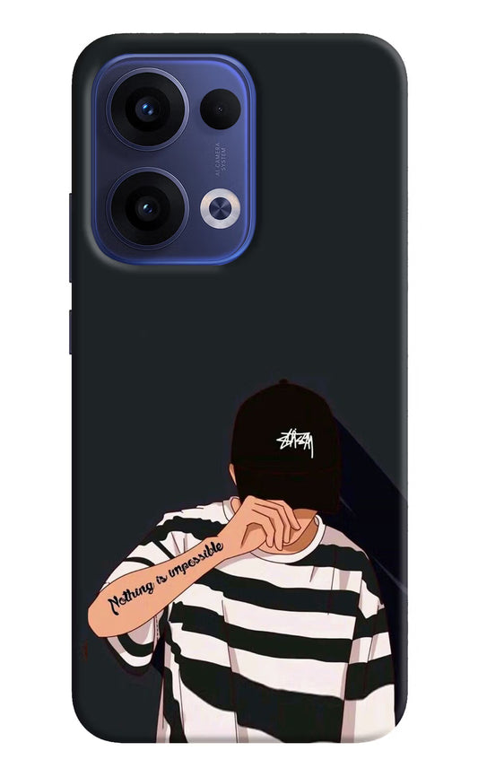 Aesthetic Boy Oppo Reno13 5G Hard Case Back Cover by Casekaro