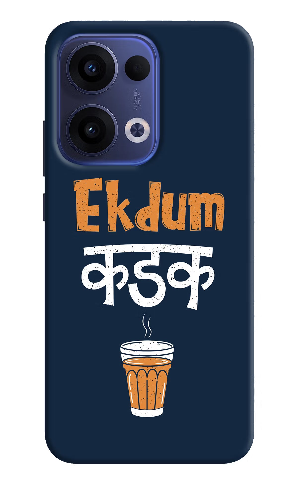 Ekdum Kadak Chai Oppo Reno13 5G Hard Case Back Cover by Casekaro