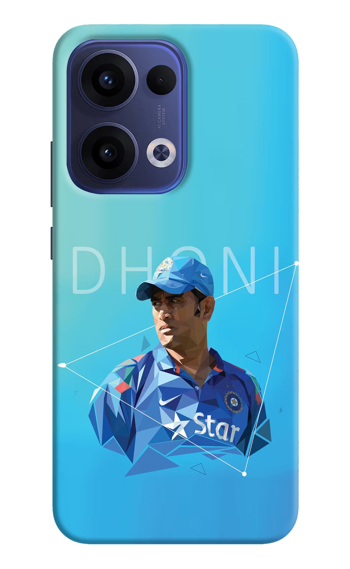 Dhoni Artwork Oppo Reno13 5G Hard Case Back Cover by Casekaro