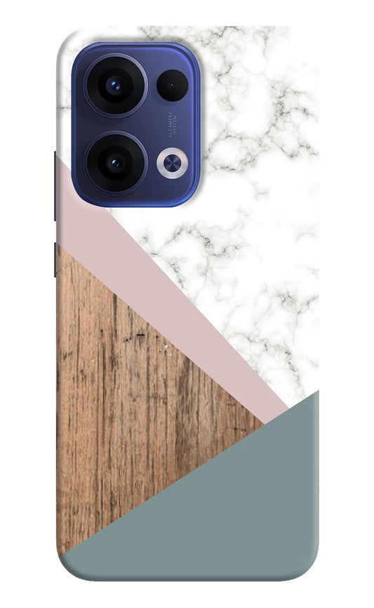 Marble wood Abstract Oppo Reno13 5G Hard Case Back Cover by Casekaro