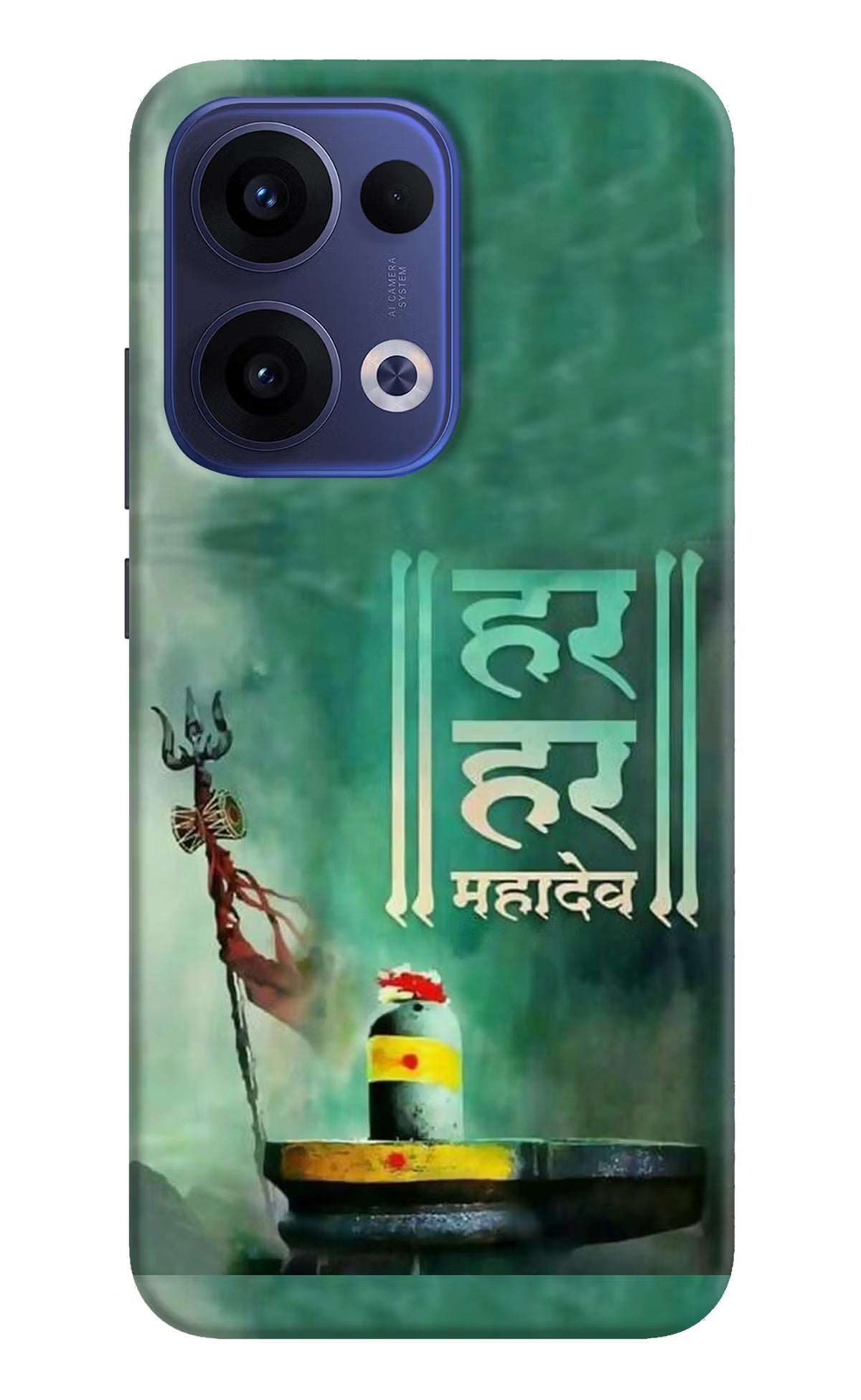 Har Har Mahadev Shivling Oppo Reno13 5G Hard Case Back Cover by Casekaro