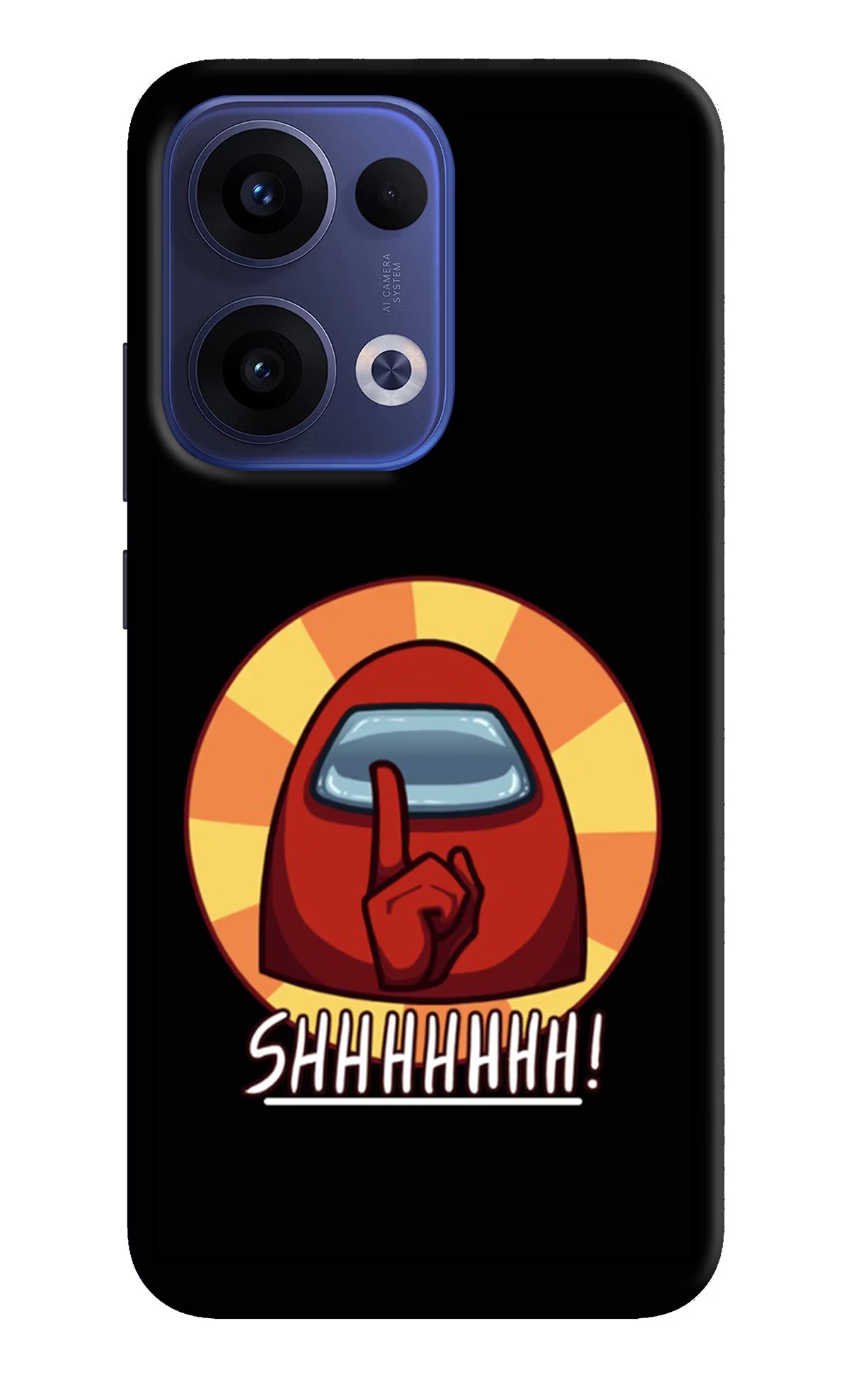 Among Us Shhh! Oppo Reno13 5G Hard Case Back Cover by Casekaro