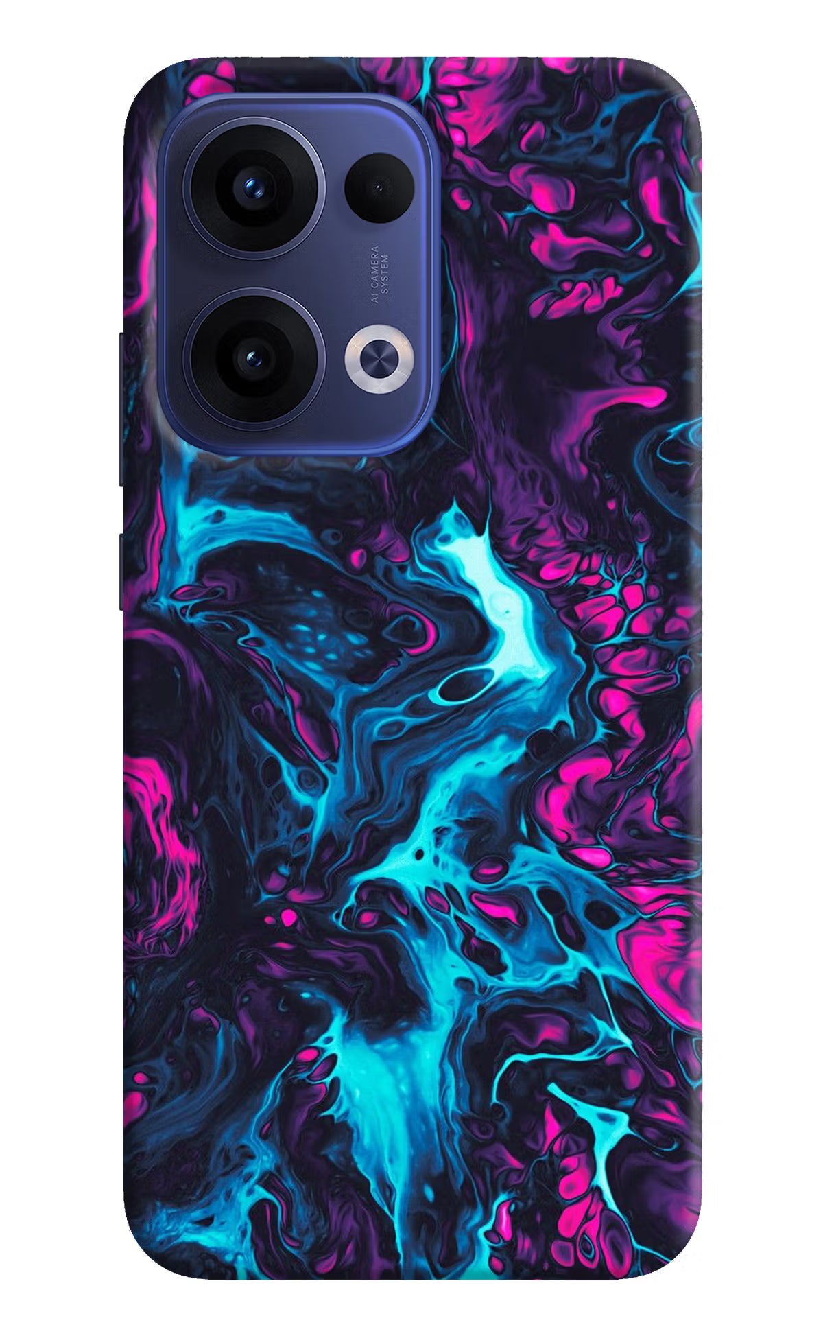 Abstract Oppo Reno13 5G Hard Case Back Cover by Casekaro