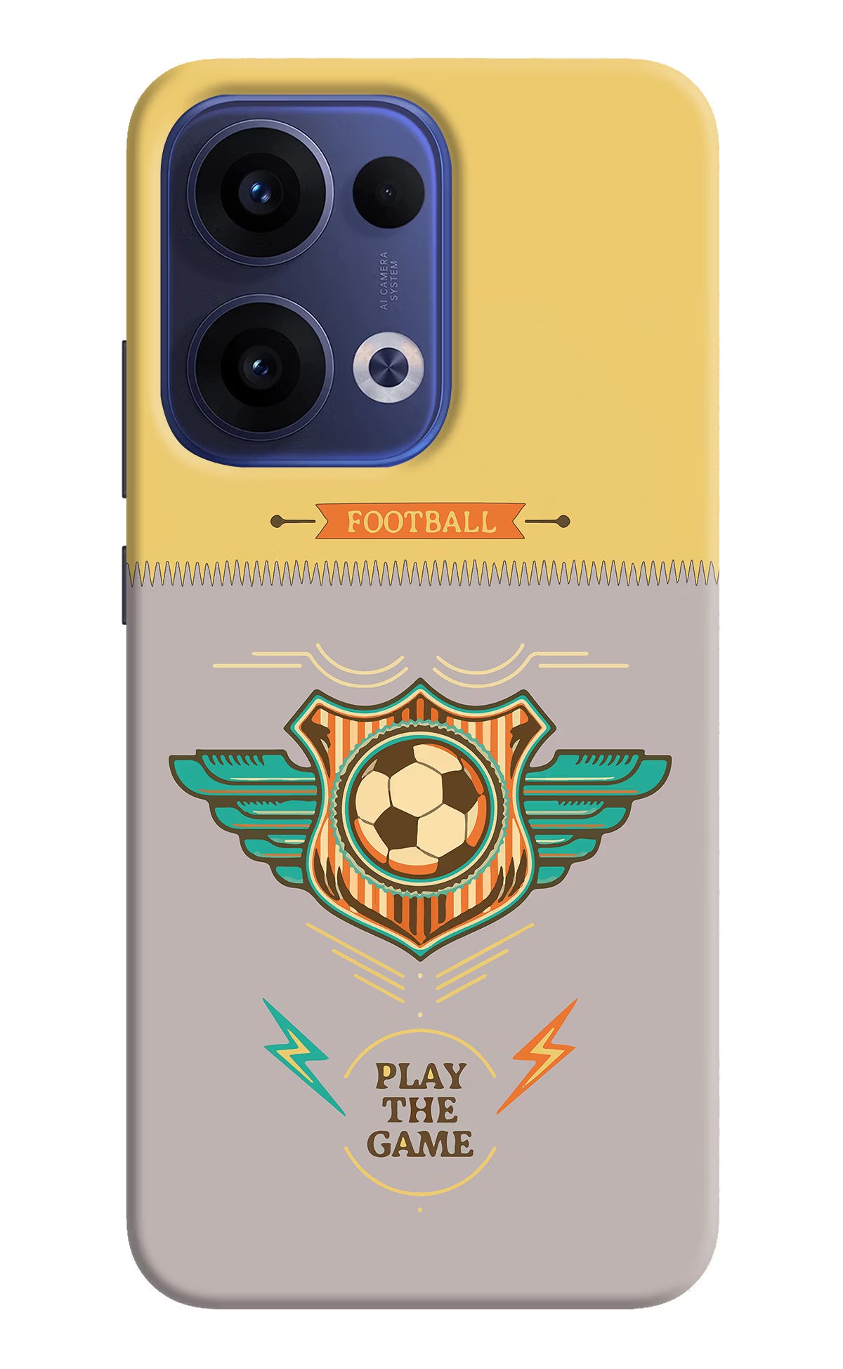 Football Oppo Reno13 5G Hard Case Back Cover by Casekaro