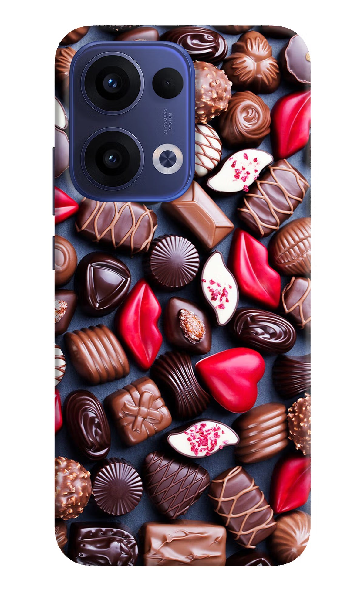 Chocolates Oppo Reno13 5G Hard Case Back Cover by Casekaro