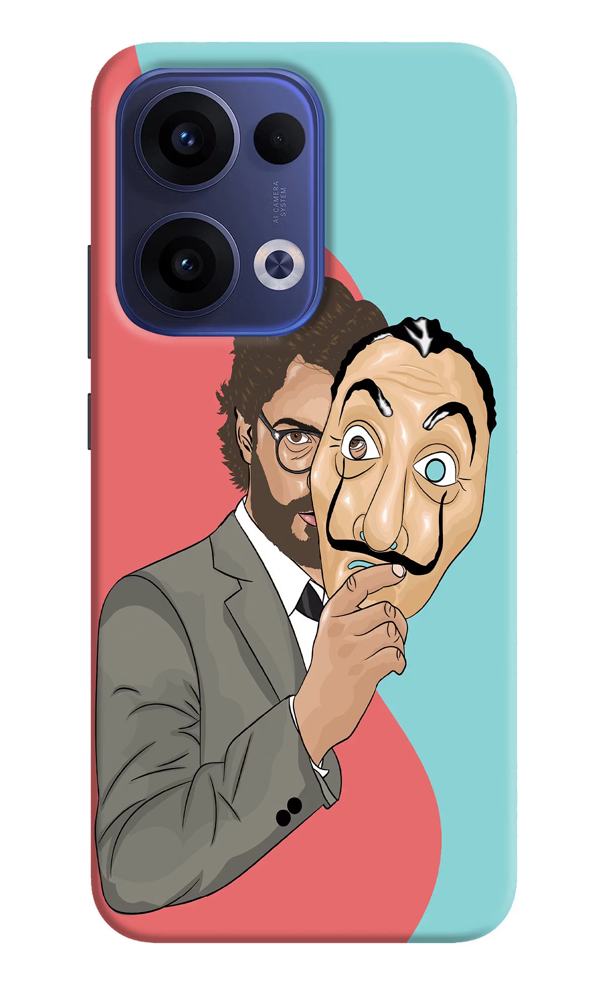 Professor Oppo Reno13 5G Hard Case Back Cover by Casekaro