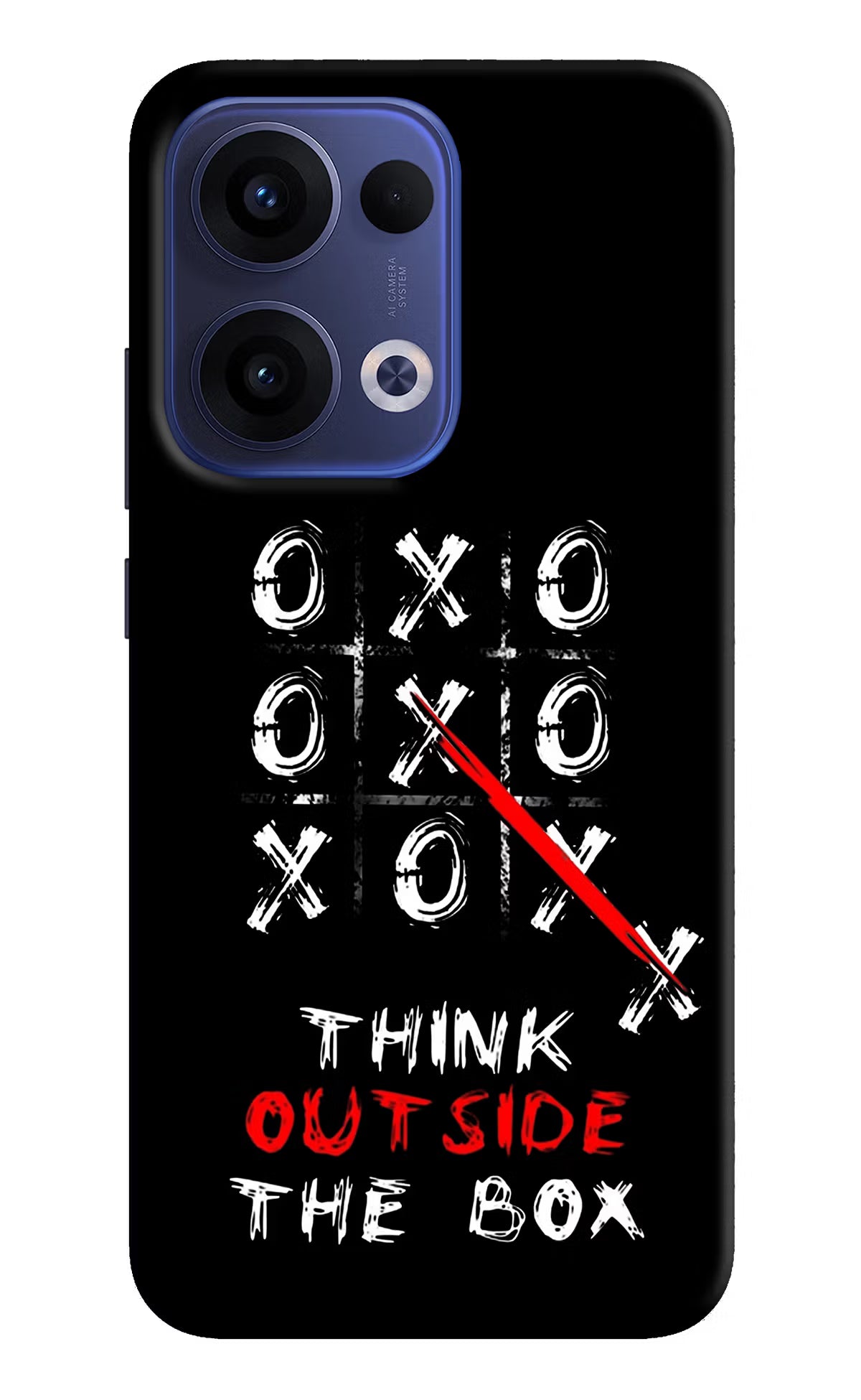 Think out of the BOX Oppo Reno13 5G Hard Case Back Cover by Casekaro