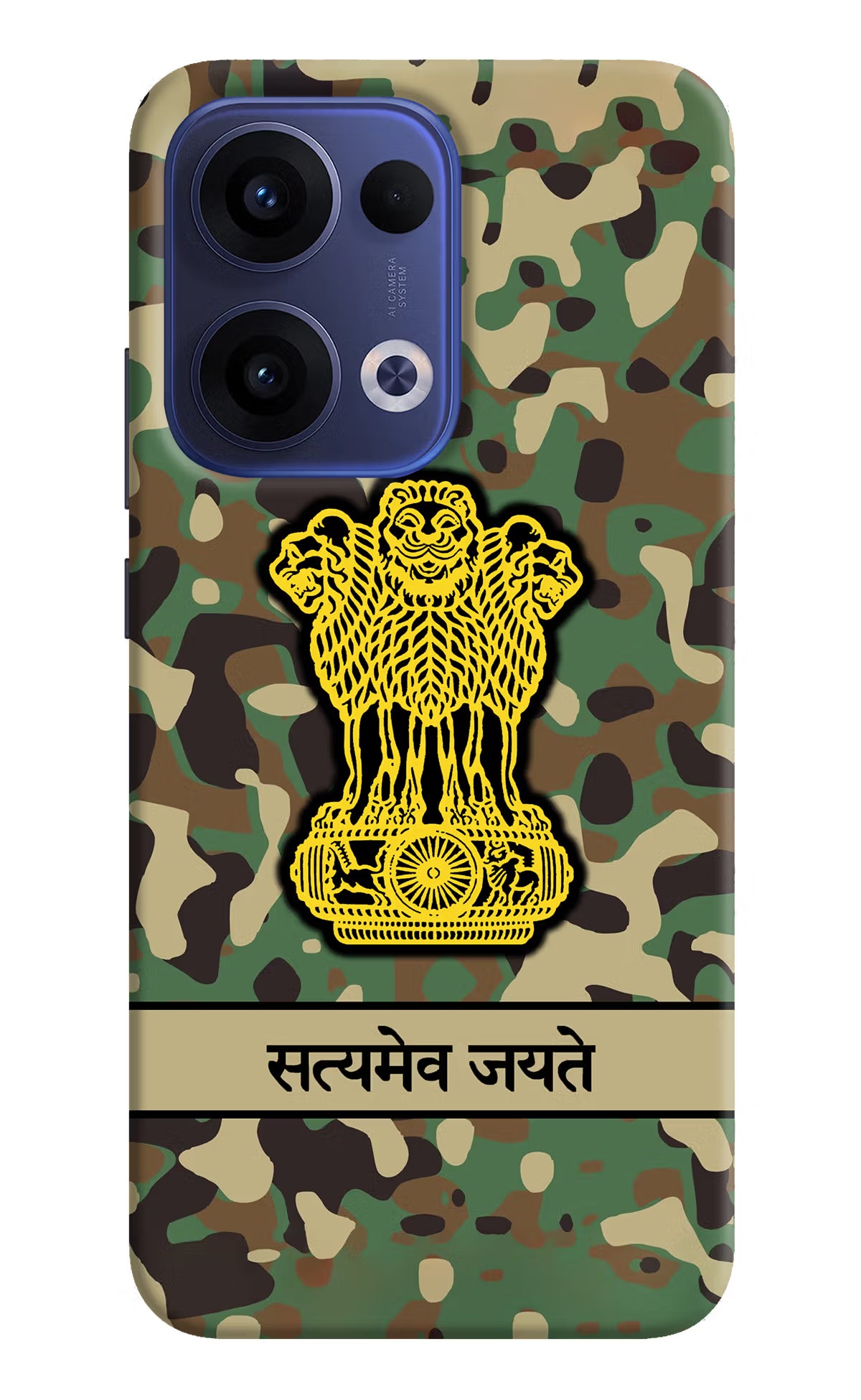 Satyamev Jayate Army Oppo Reno13 5G Hard Case Back Cover by Casekaro