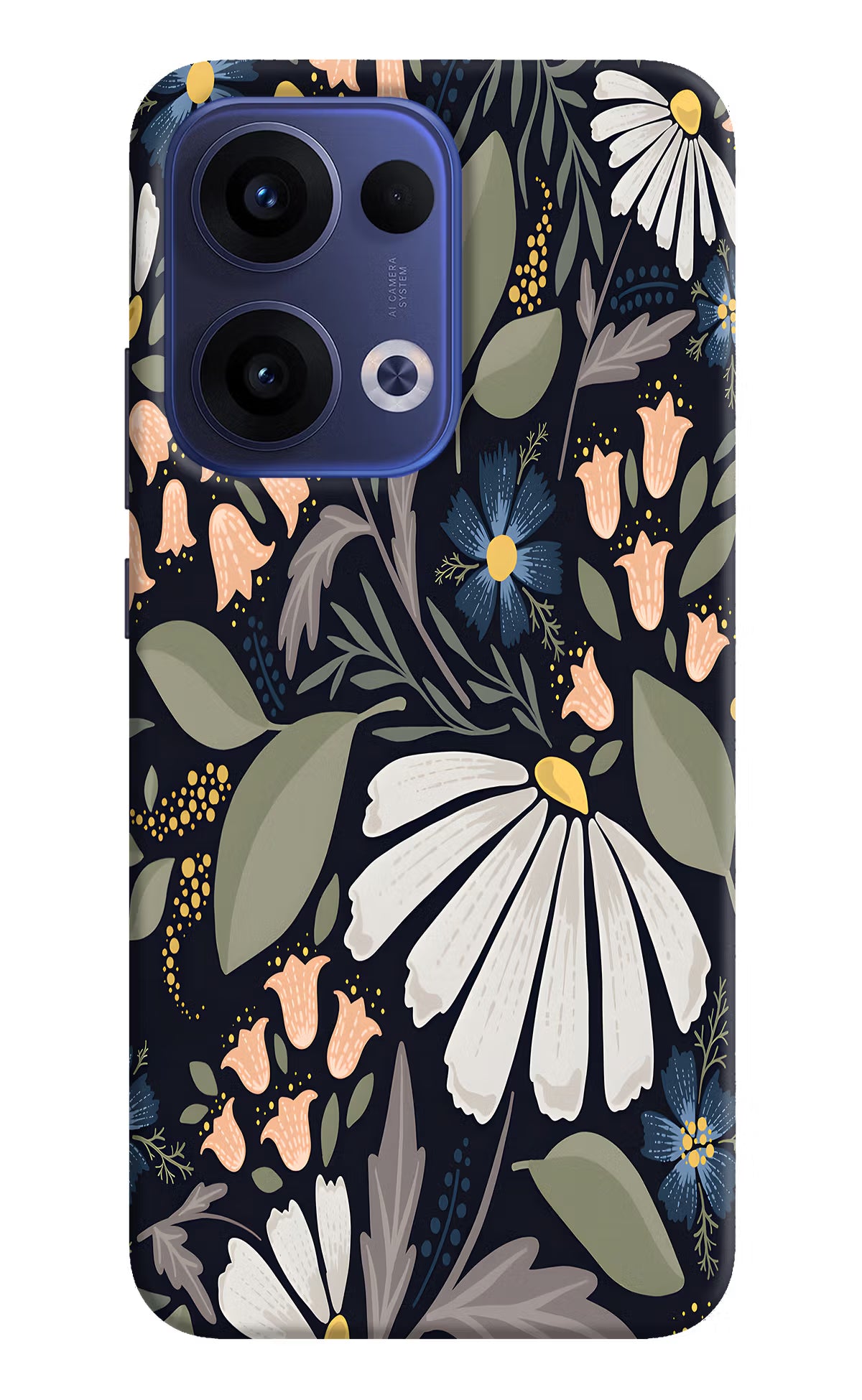 Flowers Art Oppo Reno13 5G Hard Case Back Cover by Casekaro