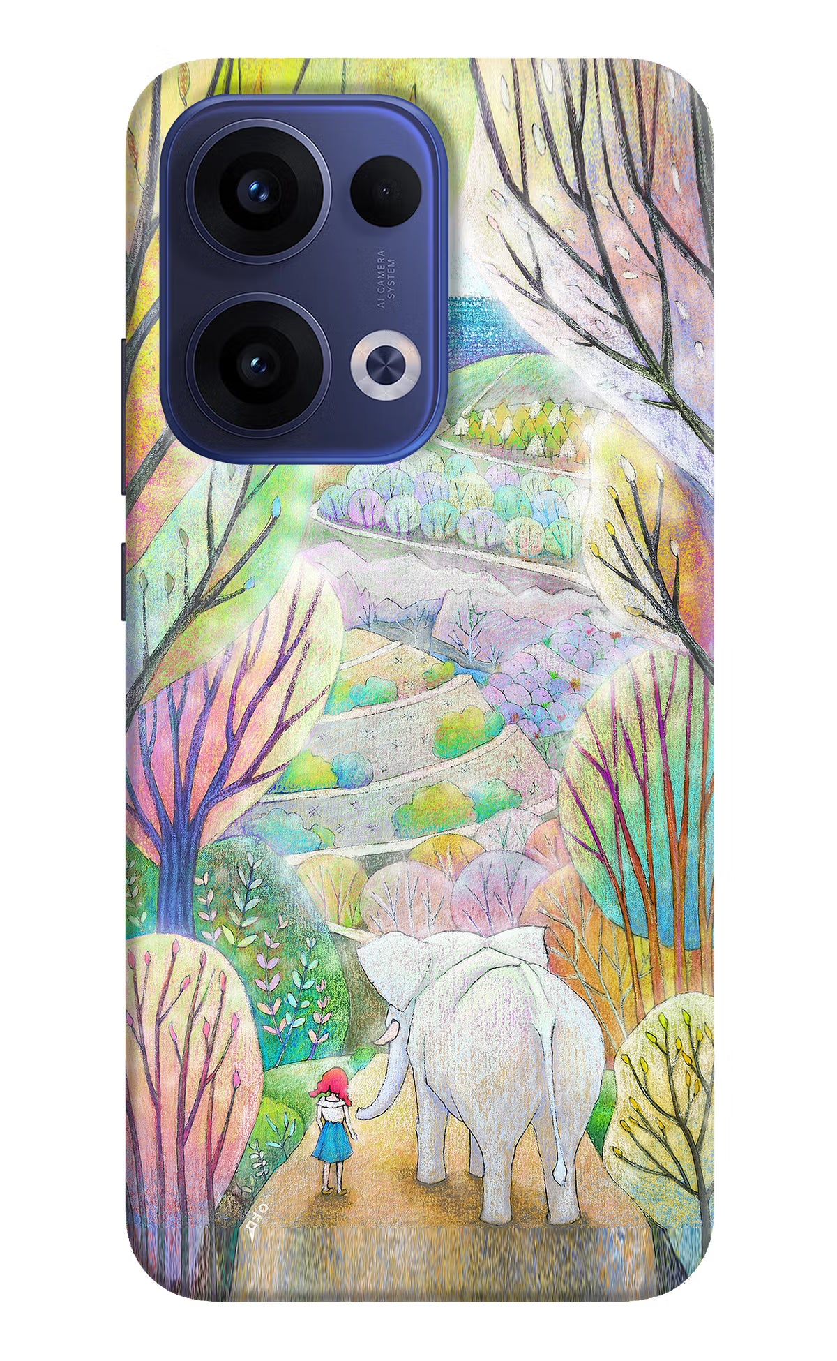Nature Painting Oppo Reno13 5G Hard Case Back Cover by Casekaro