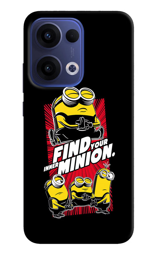 Find your inner Minion Oppo Reno13 5G Hard Case Back Cover by Casekaro