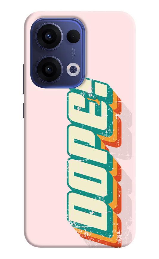 Dope Oppo Reno13 5G Hard Case Back Cover by Casekaro
