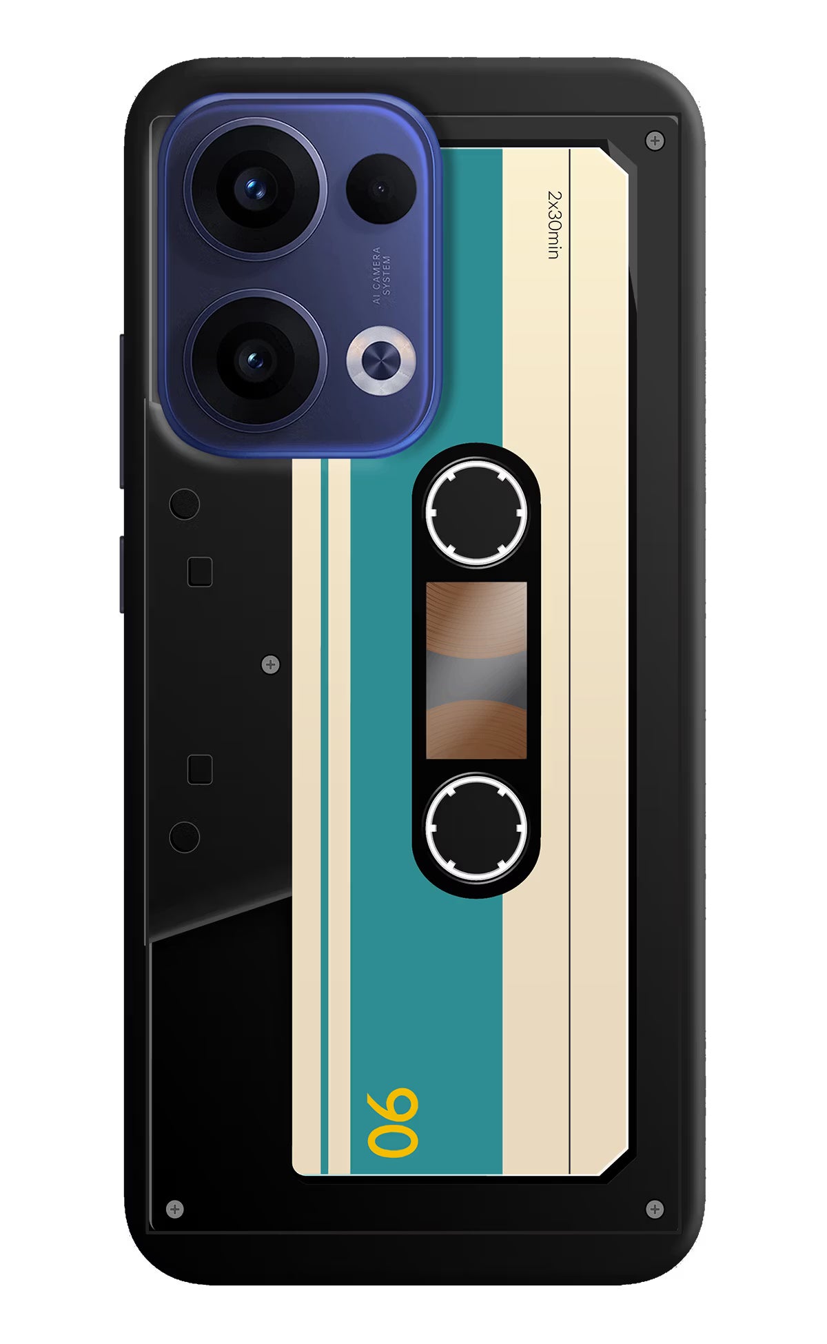 Cassette Oppo Reno13 5G Hard Case Back Cover by Casekaro