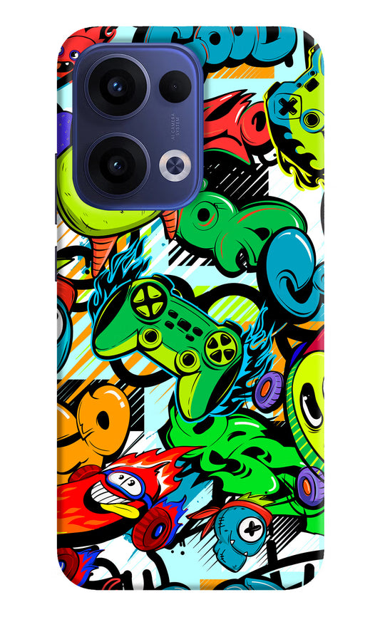 Game Doodle Oppo Reno13 5G Hard Case Back Cover by Casekaro