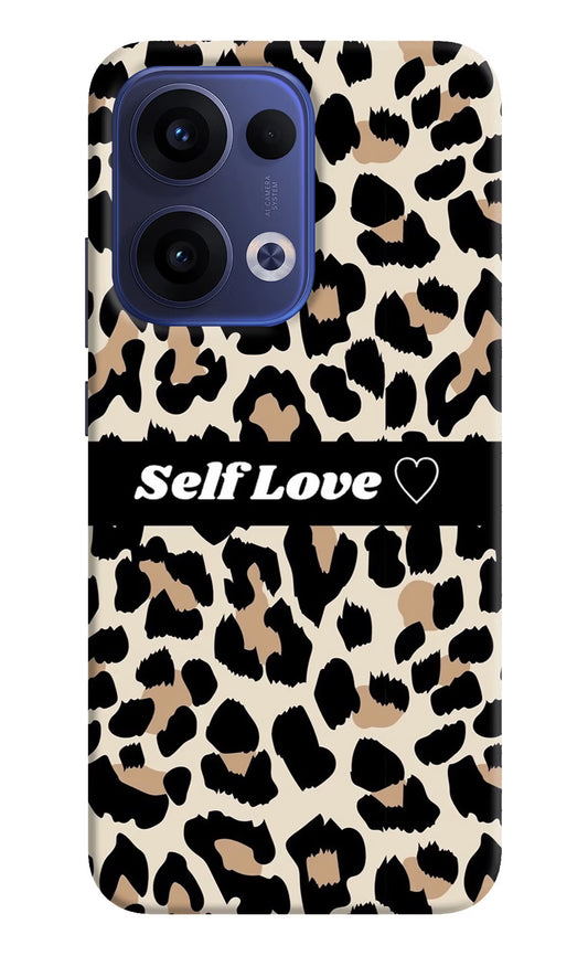 Leopard Print Self Love Oppo Reno13 5G Hard Case Back Cover by Casekaro