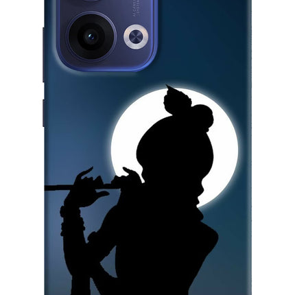 Shri Krishna Silhouette Oppo Reno13 5G Hard Case Back Cover by Casekaro