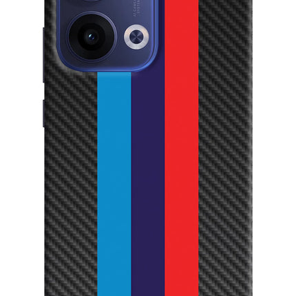 BMW Stripes Pattern Oppo Reno13 5G Hard Case Back Cover by Casekaro