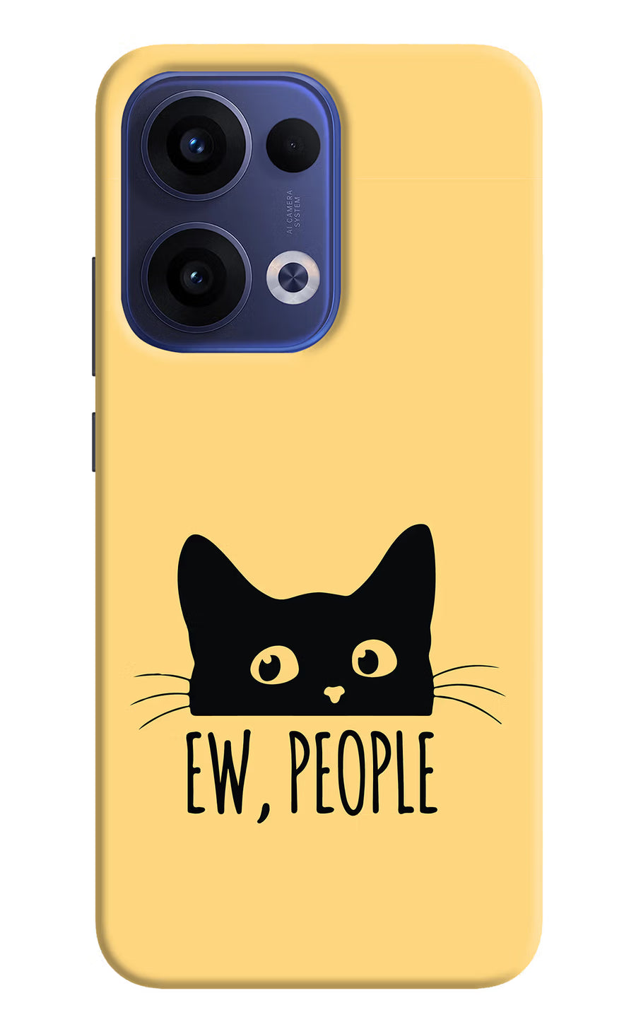 Ew People Catitude Oppo Reno13 5G Back Cover, Hard case